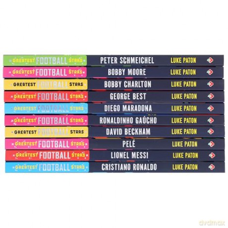 The Greatest Football Stars 10 Books Collection Box Set - Luke Paton [KSIĄŻKA]