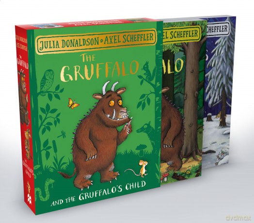The Gruffalo and the Gruffalo's Child Board Book Gift Slipcase - Julia Donaldson [KSIĄŻKA]