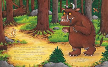 The Gruffalo and the Gruffalo's Child Board Book Gift Slipcase - Julia Donaldson [KSIĄŻKA]
