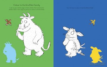 The Gruffalo's Child Activity Book: A Christmas Gruffalo activity book with over 100 stickers! - Julia Donaldson [KSIĄŻKA]