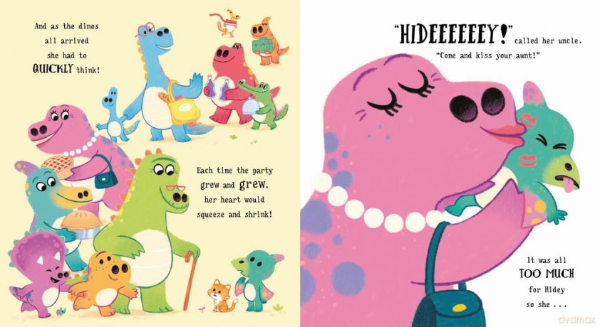 The Hideysaurus: A DinoFeelings Book - Rachel Bright [KSIĄŻKA]