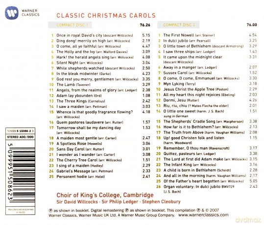 Classical Christmas Carols [2CD]