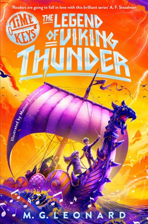The Legend of Viking Thunder: Join the Time Keys on their epic Viking adventure!: 2 - M. G. Leonard [KSIĄŻKA]