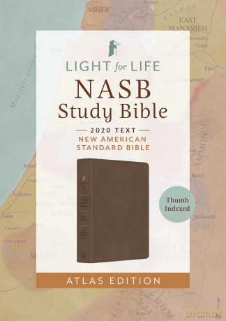 The Light for Life NASB Study Bible--Atlas Edition [Thumb Indexed] - Barbour Bibles [KSIĄŻKA]
