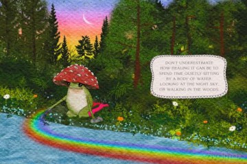 The Little Frog's Guide to Life: Love, Advice and Inspiration for Every Day from the Internet's Beloved Mushroom Frog - Maybell Eequay [KSIĄŻKA]