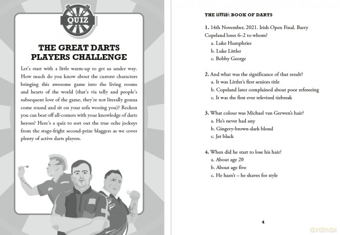The Little(r) Book of Darts: Step Up to the Oche for Facts, Stories, Quizzes and Games that Hit the Bullseye - Joe Shooman [KSIĄŻKA]