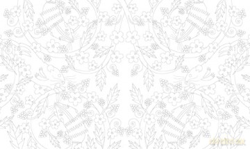 The Mindful Year Coloring Book: 45 Designs and Quotes to Color Yourself Calm Through the Seasons - Quadrille [KSIĄŻKA]
