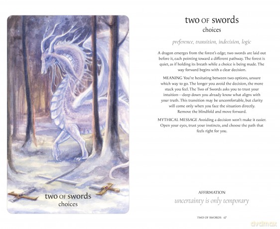 The Mythical Creatures Tarot: A boxed set including 78 specially commissioned tarot cards and a 176-page illustrated book - Jayne Wallace [KSIĄŻKA]