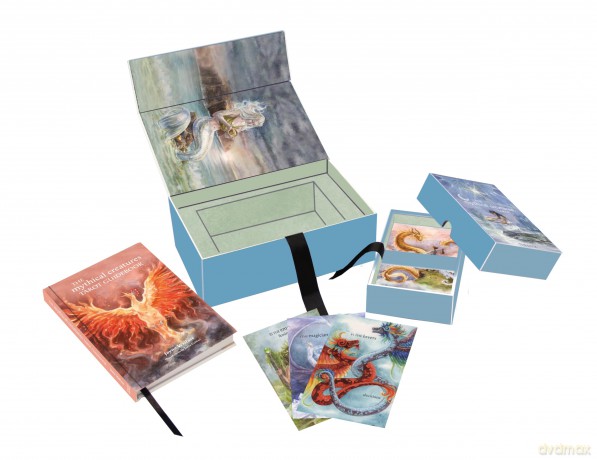 The Mythical Creatures Tarot: A boxed set including 78 specially commissioned tarot cards and a 176-page illustrated book - Jayne Wallace [KSIĄŻKA]