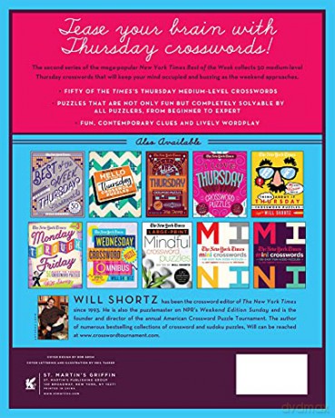 The New York Times Best of the Week Series 2: Thursday Crosswords: 50 Medium-Level Puzzles - Will Shortz [KSIĄŻKA]