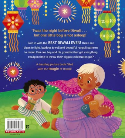 The Night Before Diwali: Celebrate the festival of lights with this cosy picture book full of family fun - Swapna Haddow [KSIĄŻKA]