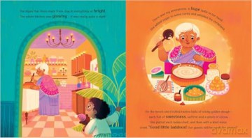 The Night Before Diwali: Celebrate the festival of lights with this cosy picture book full of family fun - Swapna Haddow [KSIĄŻKA]