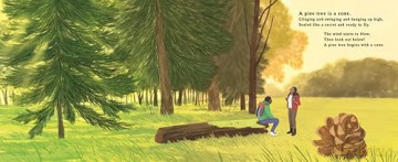 The Pine Cone's Secret: A Life Cycle Poem - Hannah Barnaby [KSIĄŻKA]