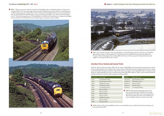The Railways of South Wales 1975-1995 Part 3: The Cardiff to Fishguard Main Line and its Branches - Michael Rhodes [KSIĄŻKA]