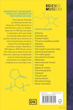 The Science Museum Chemistry 100 Ideas in 100 Words: A Whistle-Stop Tour of Chemistry's Key Concepts - Adrian Dingle [KSIĄŻKA]