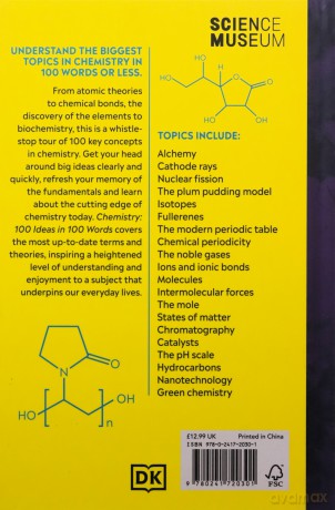 The Science Museum Chemistry 100 Ideas in 100 Words: A Whistle-Stop Tour of Chemistry's Key Concepts - Adrian Dingle [KSIĄŻKA]
