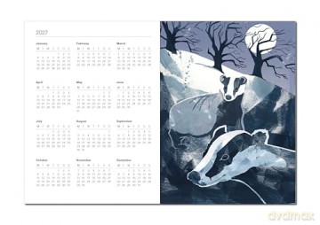 The Scottish Nature Desk Diary 2026 - Jane Smith [KSIĄŻKA]