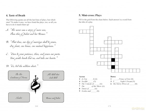 The Shakespeare Puzzle Book: 365 Shakesperean puzzles, posers and conundrums for every day of the year - Roland Hall [KSIĄŻKA]