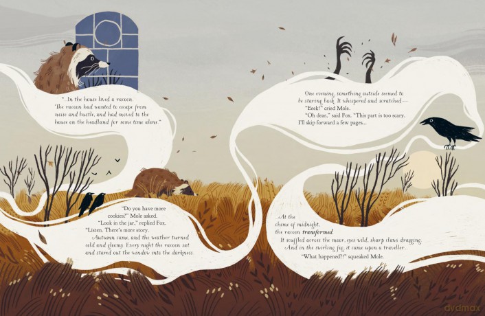 The Slightly Spooky Tale of Fox and Mole - Cecilia Heikkilä [KSIĄŻKA]