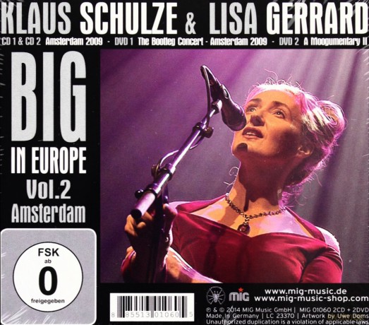 Klaus Schulze & Lisa Gerrard: Big in Europe Vol. 2 - Amsterdam (digipack) [2CD]+[2DVD]