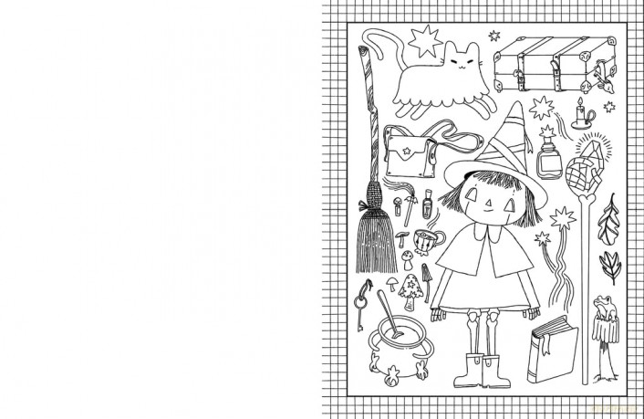The Spooky Academy: A cozy colouring adventure - Shelley Couvillion [KSIĄŻKA]