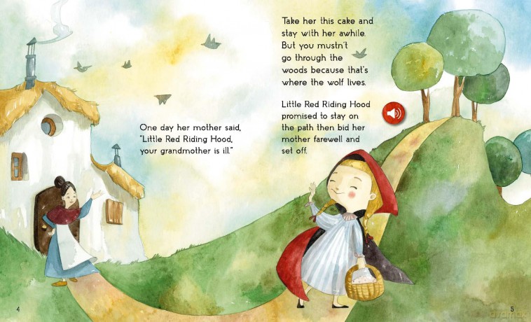 The Storyteller: Little Red Riding Hood: Listen to the sound fairytales: 1 - Francesca Rossi [KSIĄŻKA]