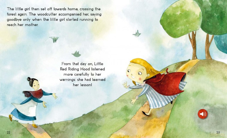 The Storyteller: Little Red Riding Hood: Listen to the sound fairytales: 1 - Francesca Rossi [KSIĄŻKA]