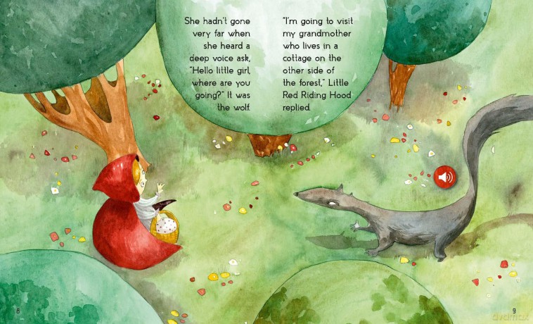 The Storyteller: Little Red Riding Hood: Listen to the sound fairytales: 1 - Francesca Rossi [KSIĄŻKA]