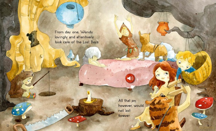 The Storyteller: Peter Pan: Listen to the sound fairytales: 2 - Francesca Rossi [KSIĄŻKA]
