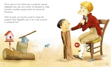 The Storyteller: Pinocchio: Listen to the sound fairytales: 3 - Francesca Rossi [KSIĄŻKA]