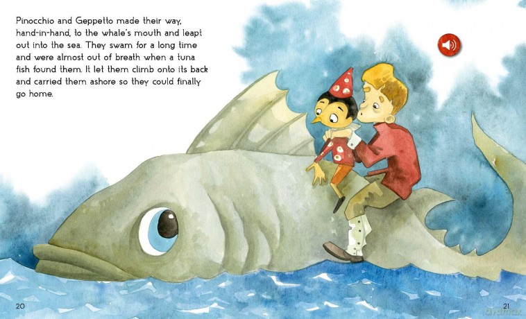 The Storyteller: Pinocchio: Listen to the sound fairytales: 3 - Francesca Rossi [KSIĄŻKA]