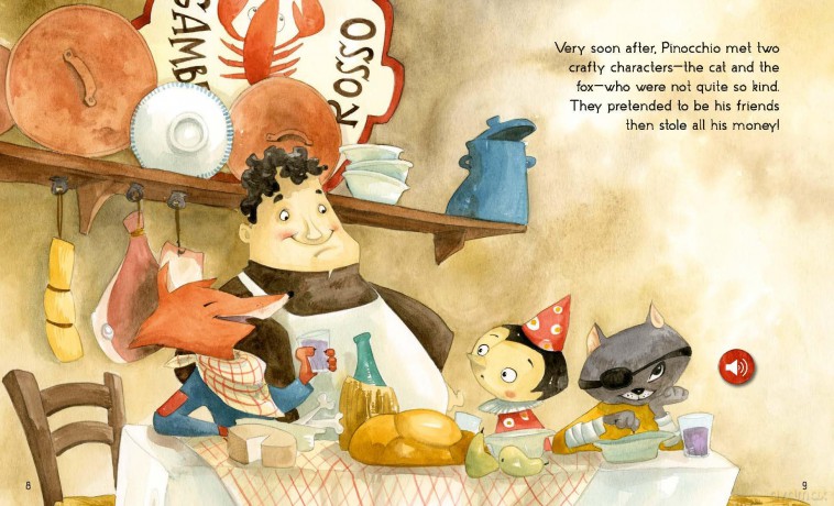 The Storyteller: Pinocchio: Listen to the sound fairytales: 3 - Francesca Rossi [KSIĄŻKA]