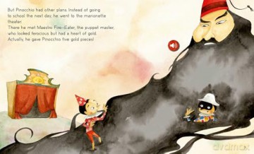 The Storyteller: Pinocchio: Listen to the sound fairytales: 3 - Francesca Rossi [KSIĄŻKA]