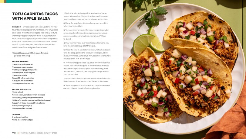 The Taco Tuesday Cookbook: Plant-Based: 52 Healthy Vegan Taco Dinners for Any Week of the Year - Kate Kasbee [KSIĄŻKA]