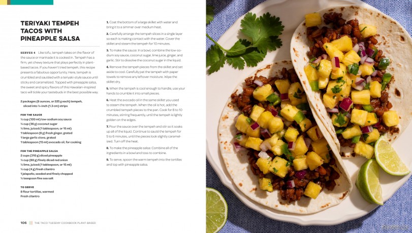 The Taco Tuesday Cookbook: Plant-Based: 52 Healthy Vegan Taco Dinners for Any Week of the Year - Kate Kasbee [KSIĄŻKA]