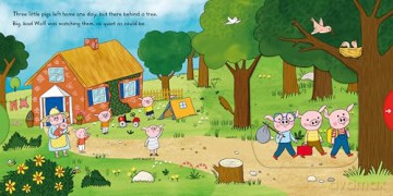 The Three Little Pigs: A Push, Pull, Slide retelling of a beloved magical fairy tale for toddlers - Campbell Books [KSIĄŻKA]