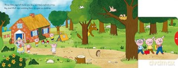 The Three Little Pigs: A Push, Pull, Slide retelling of a beloved magical fairy tale for toddlers - Campbell Books [KSIĄŻKA]
