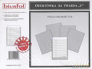 Ofertówka A4 "U" Twarda [SZKOŁA]