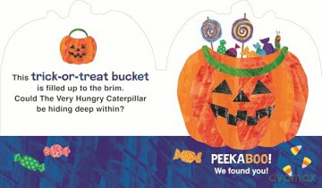The Very Hungry Caterpillar's Peekaboo Halloween: A pumpkin-shaped board book - Eric Carle [KSIĄŻKA]