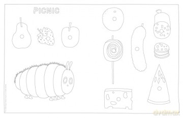 The Very Hungry Caterpillar's Very Big Coloring Book - Eric Carle [KSIĄŻKA]