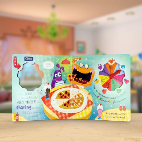 The Very Hungry Worry Monsters Kind-o-meter - Alexandra Robinson [KSIĄŻKA]