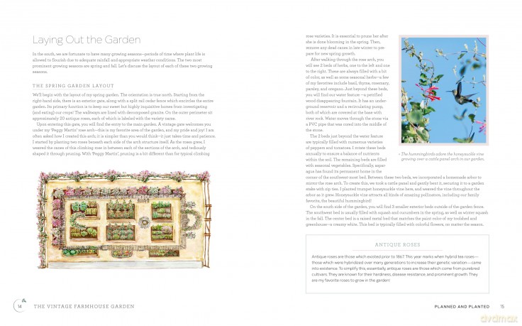 The Vintage Farmhouse Garden: Your Guide to Creating a Vintage-Inspired Outdoor Space - Rhonda Kaiser [KSIĄŻKA]