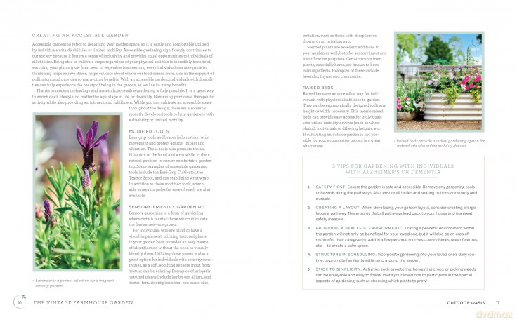 The Vintage Farmhouse Garden: Your Guide to Creating a Vintage-Inspired Outdoor Space - Rhonda Kaiser [KSIĄŻKA]