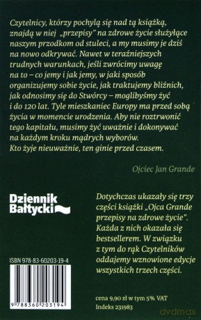 Ojca Grande Przepisy Na Zdrowe Życie. Część 2. - Tadeusz Woźniak, Marzena Woźniak [KSIĄŻKA]