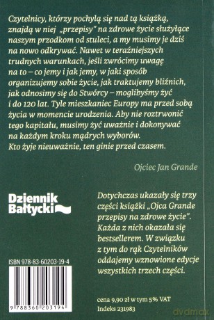 Ojca Grande Przepisy Na Zdrowe Życie. Część 2. - Tadeusz Woźniak, Marzena Woźniak [KSIĄŻKA]