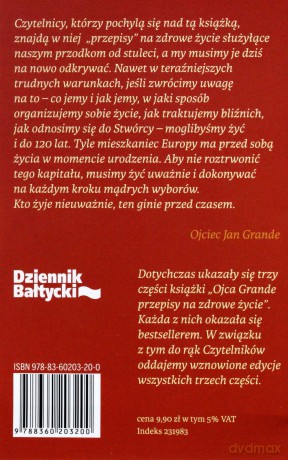 Ojca Grande Przepisy Na Zdrowe Życie. Część 3. - Tadeusz Woźniak, Marzena Woźniak [KSIĄŻKA]