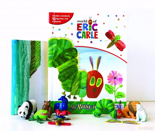 The World of Eric Carle My Busy Books - Storybook, 10 figurines, playmat [KSIĄŻKA]