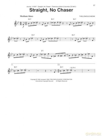 THELONIOUS MONK FAKE BOOK C EDITION: C Instruments [KSIĄŻKA]