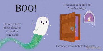 There's a Little Ghost in Your Book: An interactive Halloween board book - Tom Fletcher [KSIĄŻKA]