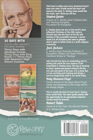 Thirty Days with E. Stanley Jones: Global Preacher, Social Justice Prophet: 4 - John E Harnish [KSIĄŻKA]